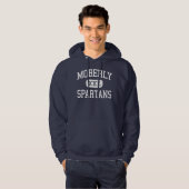 Moberly Spartans Middle Moberly Missouri Hoodie (Voorkant volledig)