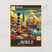 Mobiel, Alabama |  Briefkaart (Voorkant)
