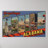 Mobiel, Alabama - Grote Letter-scènes Poster (Voorkant)