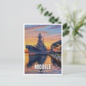 Mobiel Alabama Reizen Briefkaart (Staand voorkant)