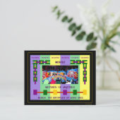 Mobiel: De geboorte van Mardi Gras Briefkaart (Staand voorkant)