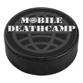 Mobiel doodkamp "Wereldbol-hockey puck" Hockey Puck (3/4)