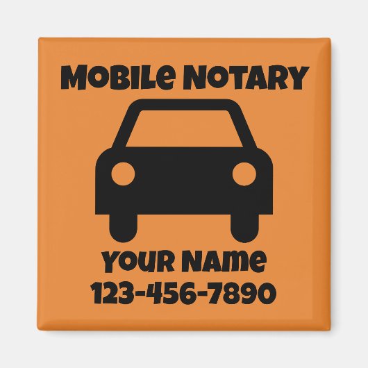 Mobiel geluidssymbool Gepersonaliseerd Magneet (Voorkant)