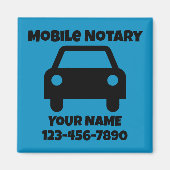 Mobiel geluidssymbool Gepersonaliseerd Magneet (Voorkant)