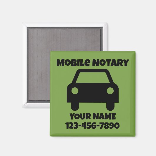 Mobiel geluidssymbool Gepersonaliseerd Magneet (Voorkant / Achterkant)