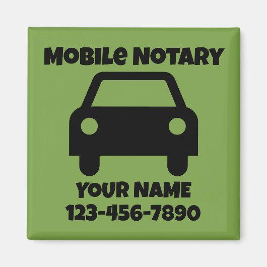 Mobiel geluidssymbool Gepersonaliseerd Magneet (Voorkant)