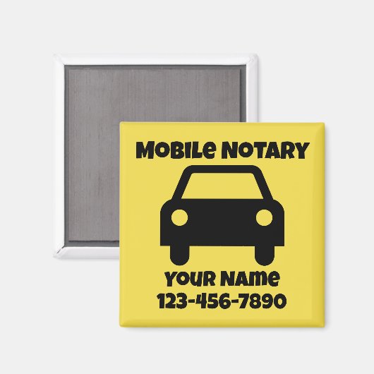 Mobiel geluidssymbool Gepersonaliseerd Magneet (Voorkant / Achterkant)