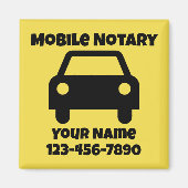 Mobiel geluidssymbool Gepersonaliseerd Magneet (Voorkant)