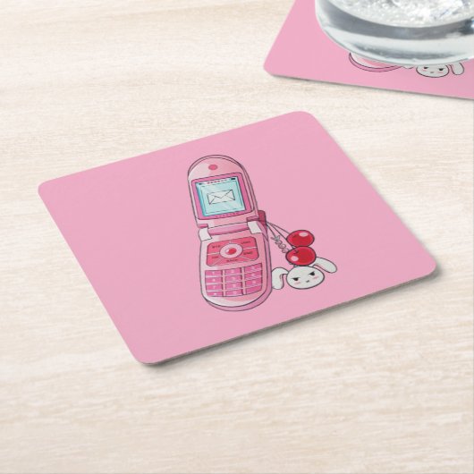 Mobiel Kartonnen Onderzetters (Schuin)