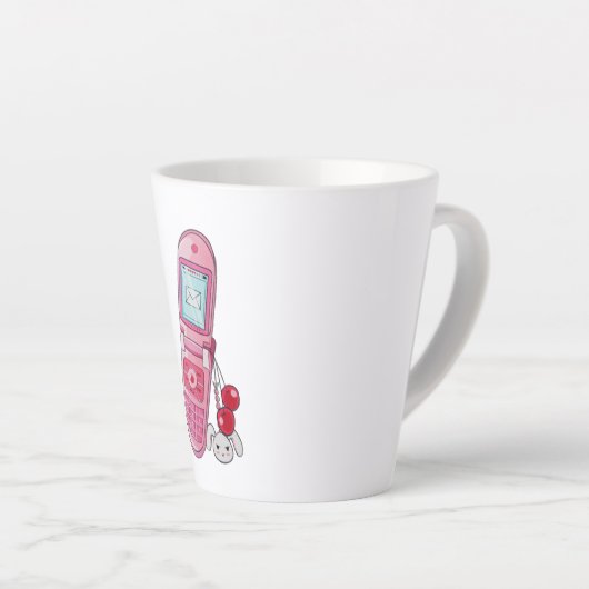 Mobiel Latte Mok (Rechterhoek)