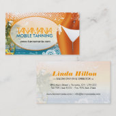 Mobiel looisalon Visitekaartje (Voorkant / Achterkant)