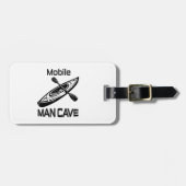 Mobiel Man Cave Kayak Bagagelabel (Voorkant horizontaal)