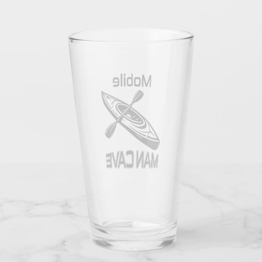 Mobiel Man Cave Kayak Glas (Achterkant)