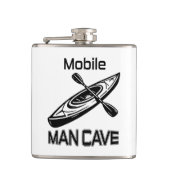 Mobiel Man Cave Kayak Heupfles (Voorkant)