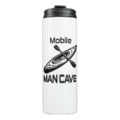 Mobiel Man Cave Kayak Thermosbeker (Voorkant)