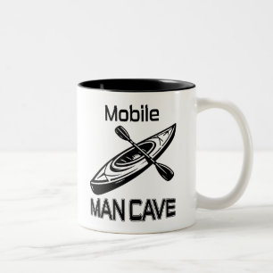 Mobiel Man Cave Kayak Tweekleurige Koffiemok