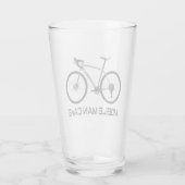 Mobiel Man grotfiets Glas (Achterkant)