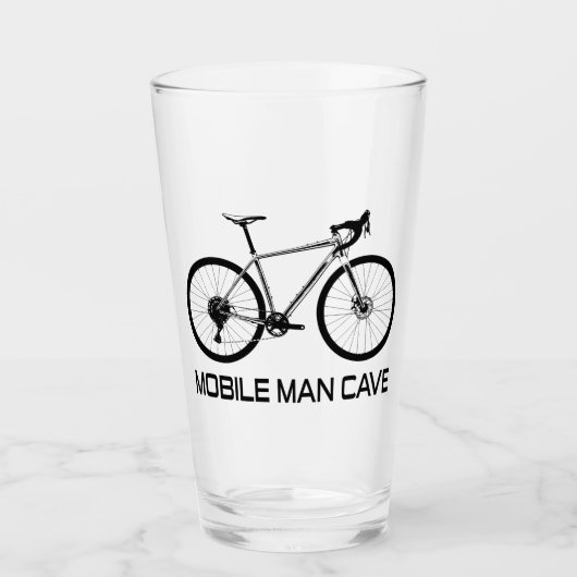 Mobiel Man grotfiets Glas (Voorkant)