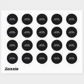Mobiel Notaris Openbare Leningsondertekeningsgesch Ronde Sticker (Vel)
