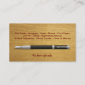 Mobiel Notarisch Openbaar Visitekaartje (Achterkant)