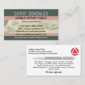 Mobiel Notarisch Openbaar Visitekaartje (Voorkant / Achterkant)
