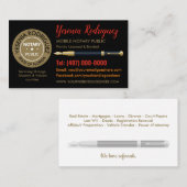 Mobiel Notarisch Openbaar Visitekaartje (Voorkant / Achterkant)