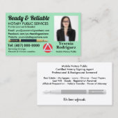 Mobiel Noteerbaar Openbaar Foto Business C Visitekaartje (Voorkant / Achterkant)