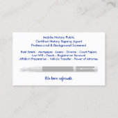 Mobiel Noteerbaar Openbaar  Foto Business C Visitekaartje (Achterkant)