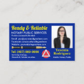 Mobiel Noteerbaar Openbaar  Foto Business C Visitekaartje (Voorkant)