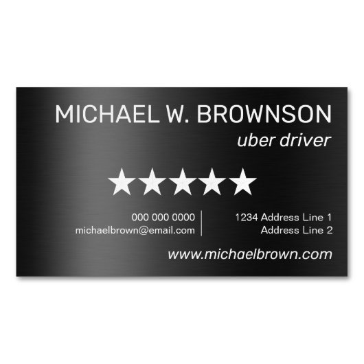 Mobiel onafhankelijk stuurprogramma magnetisch visitekaartje (Voorkant)