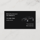 Mobiel reparatiemechanisme voor motorvoertuigen visitekaartje (Achterkant)