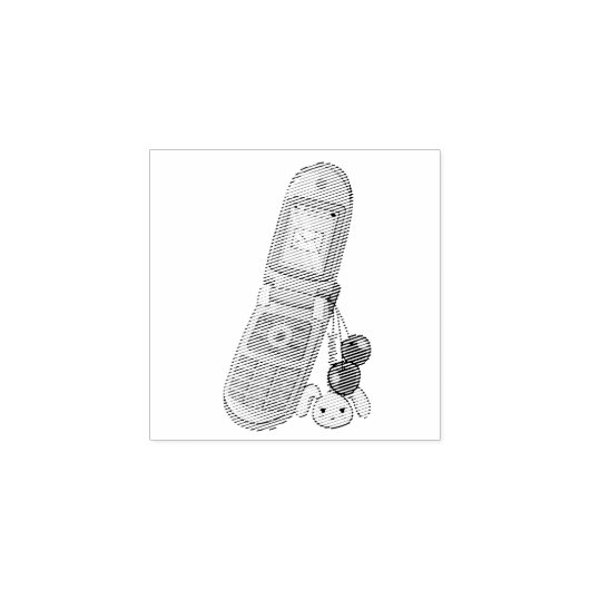Mobiel Rubberstempel (Afrduk)