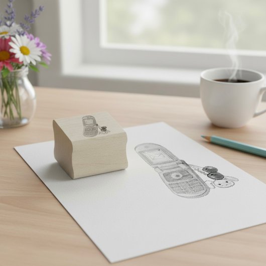 Mobiel Rubberstempel