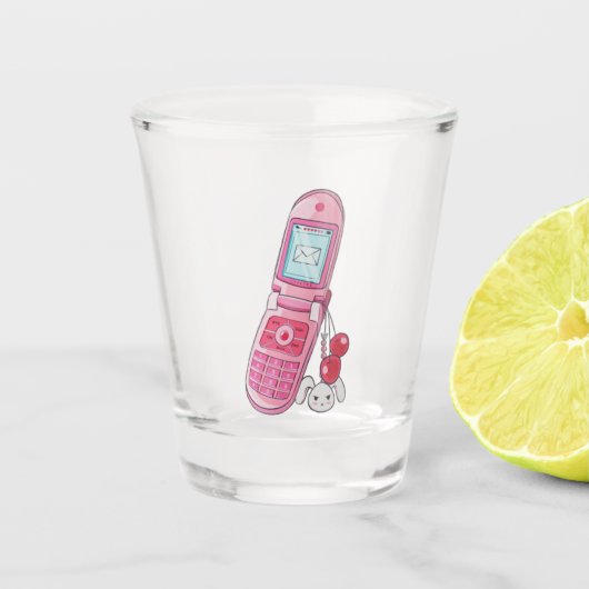 Mobiel Shot Glas (Voorkant)