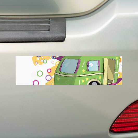 Mobiel startpunt bumpersticker (Op auto)