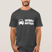 Mobiel symbool voor notaris t-shirt (Voorkant)
