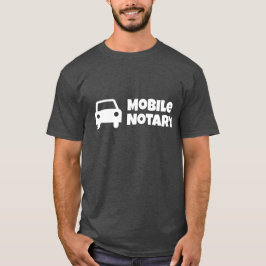 Mobiel symbool voor notaris t-shirt