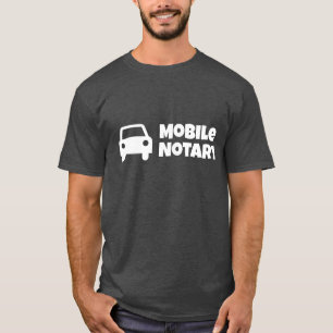 Mobiel symbool voor notaris t-shirt