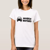 Mobiel symbool voor notaris t-shirt (Voorkant)