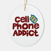 Mobiel telefoonadvies keramisch ornament (Links)