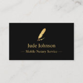 Mobiel Visitekaartje van de Noteerbare Goudveer va (Voorkant)