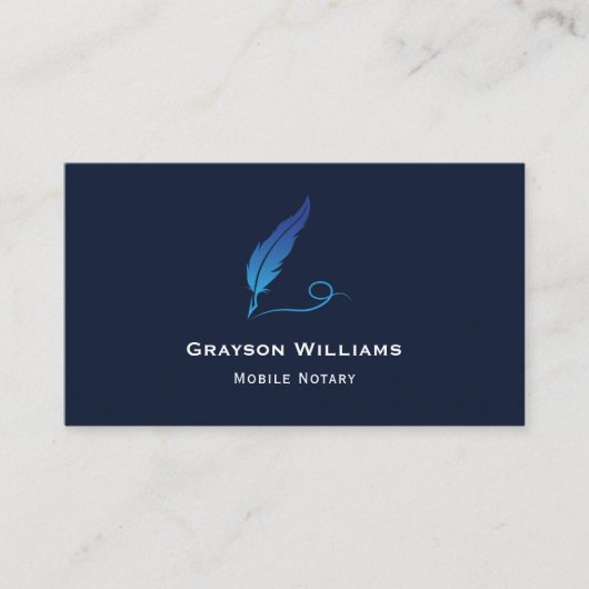 Mobiel Visitekaartje van de QR-code voor notaris (Voorkant)