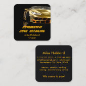 Mobiel Visitekaartje voor automatische informatie  (Voorkant / Achterkant)