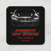 Mobiel Visitekaartje voor automatische informatie  (Voorkant)