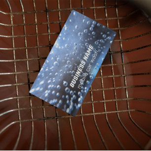 Mobiel Visitekaartje voor het wassen van auto's