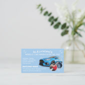 Mobiel wasprogramma voor auto's en details - Dring Visitekaartje (Staand voorkant)