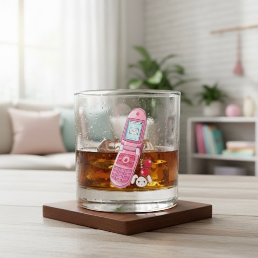 Mobiel Whisky Glas