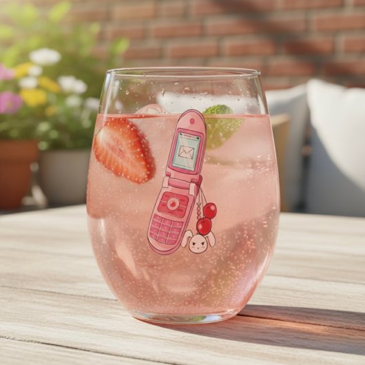 Mobiel Wijnglas Zonder Voet