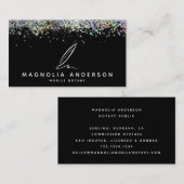 Mobiel zwartwitkwartfilter visitekaartje (Voorkant / Achterkant)