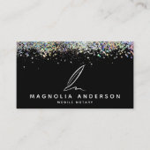 Mobiel zwartwitkwartfilter visitekaartje (Voorkant)